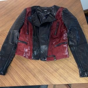 Rudsak Woman’s Leather Biker Jacket